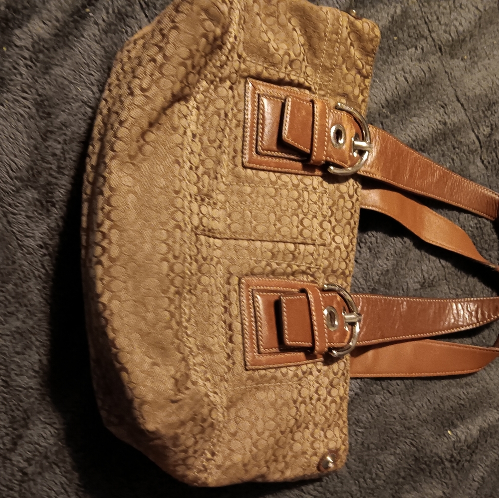 Coach brown purse